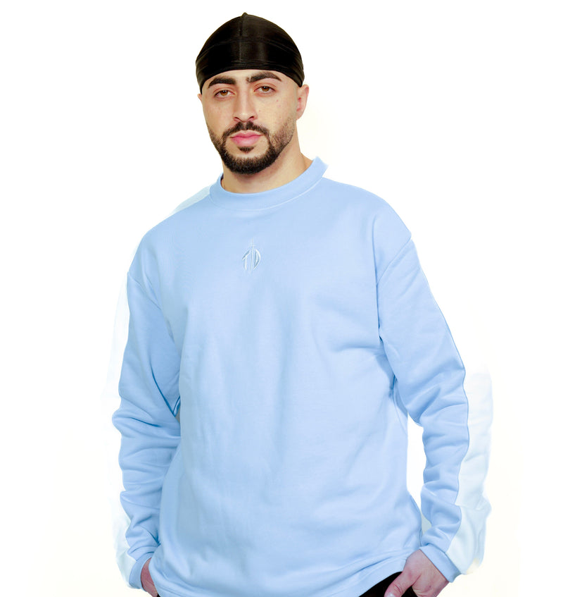 Two-Tone Crewneck