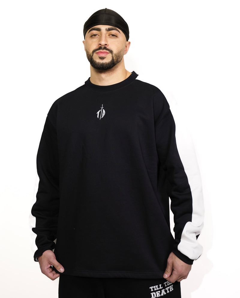Two-Tone Crewneck