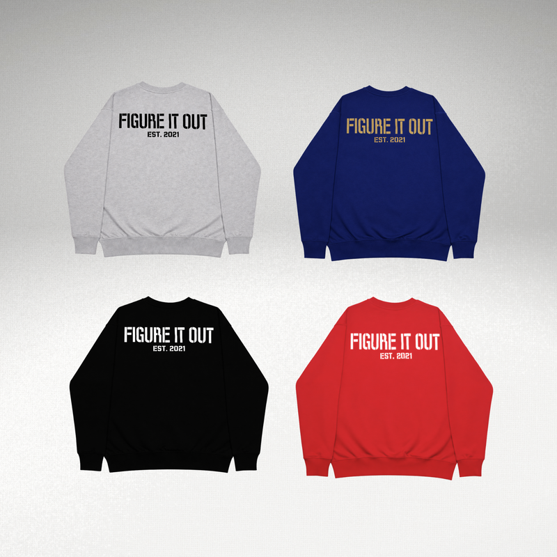 Figure It Out Crew Neck
