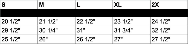 Figure It Out Crew Neck Size Chart